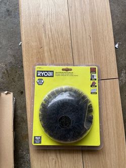 RYOBI Hard Bristle Round Brush