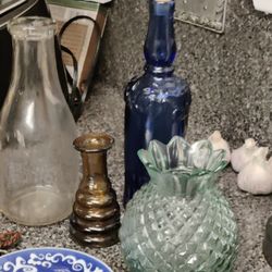 Vintage Plates a Jars
