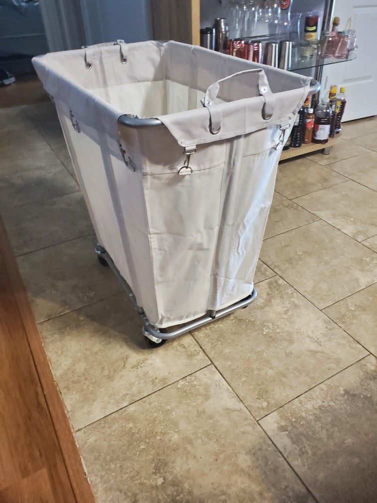 Laundry Basket with Wheels