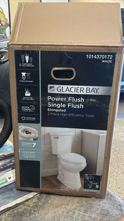 New toilet- used top part/ needs work