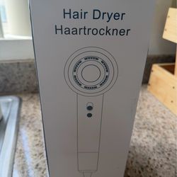 Ultra Fast Drying Hair Dryer Black Gold Brushless Motor
