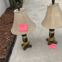 ANTIQUE LAMPS $20 TOTAL 