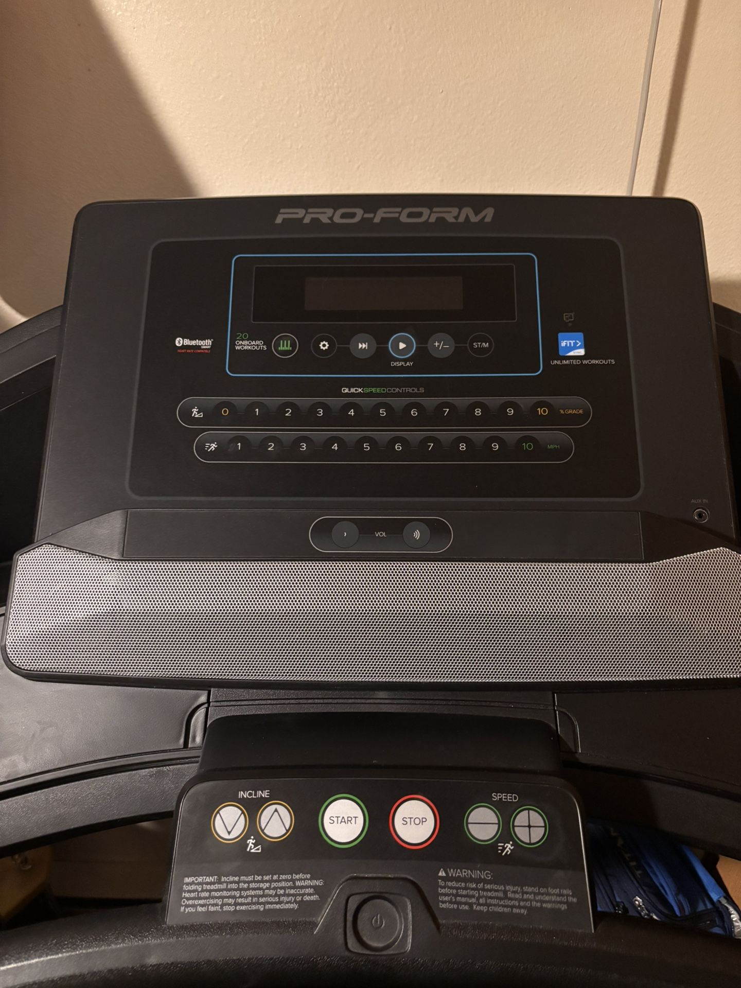 pro form treadmill 