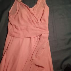 Pink  Cocktail Party Dress, Large 