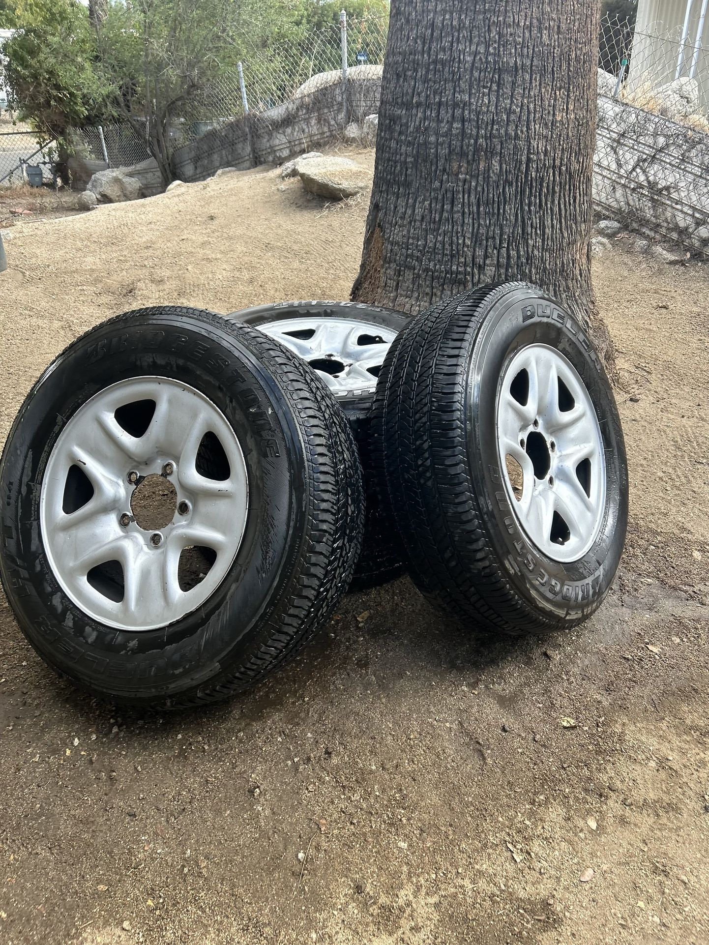 Like New Tires With Rims bridgestone 225 70 r18