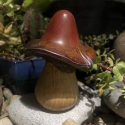 Mushroom Ceramic Glazed Garden Decor