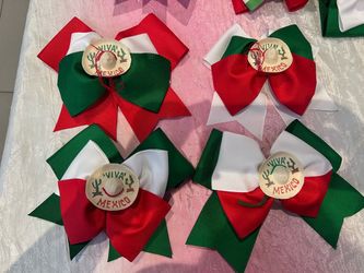 🇲🇽🇲🇽Moños tricolor 🇲🇽🇲🇽