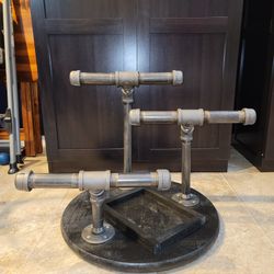 Watch Stand-custom 1" Pipe! Large Stand Will Hold 12 Watches!
