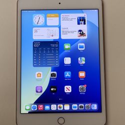 Apple iPad Mini 5 5th Generation 7.9” 64GB IOS 18 Tablet Rose Gold 