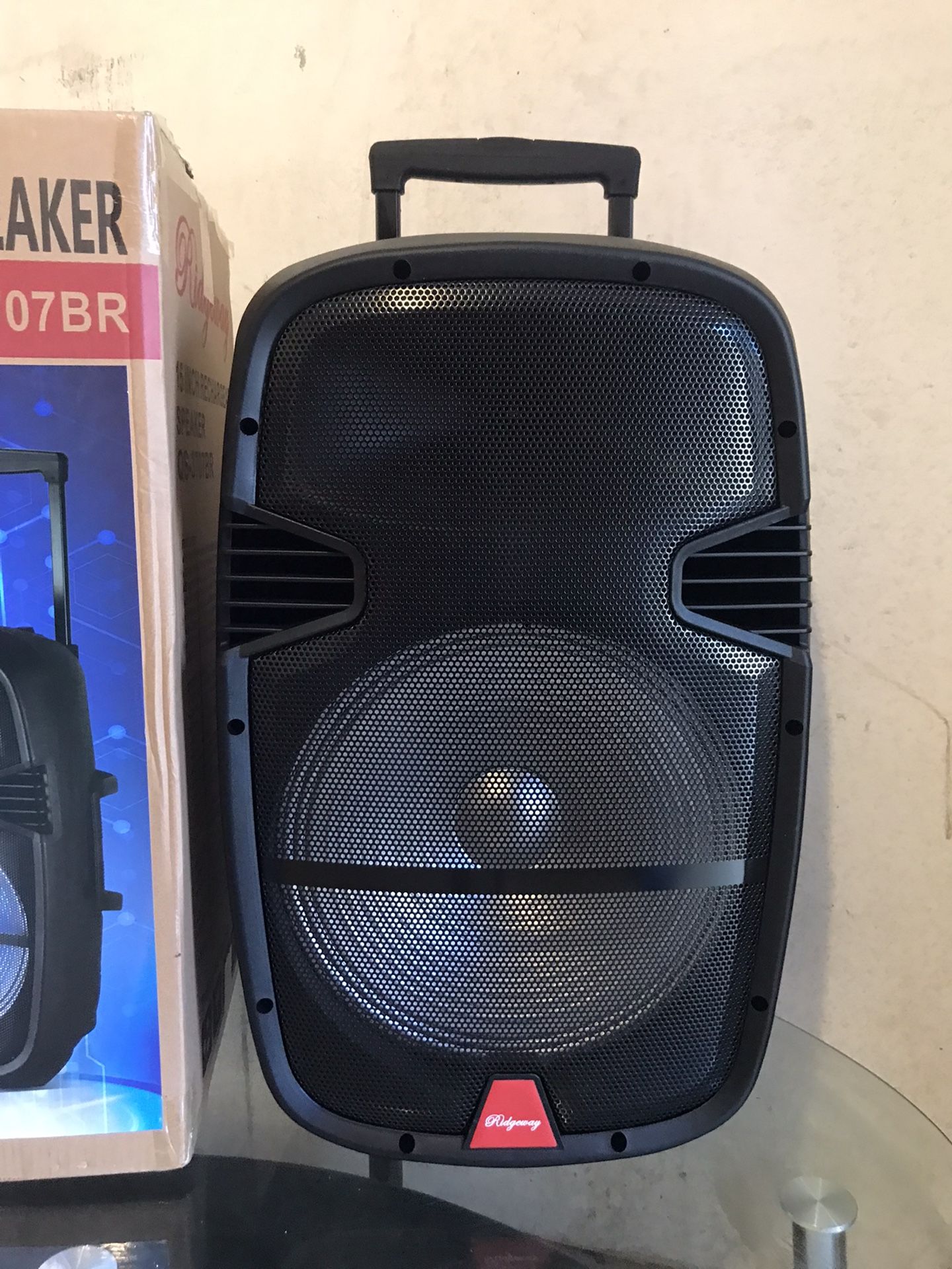 Bluetooth Speaker System - 15” Woofer - Stand Included !
