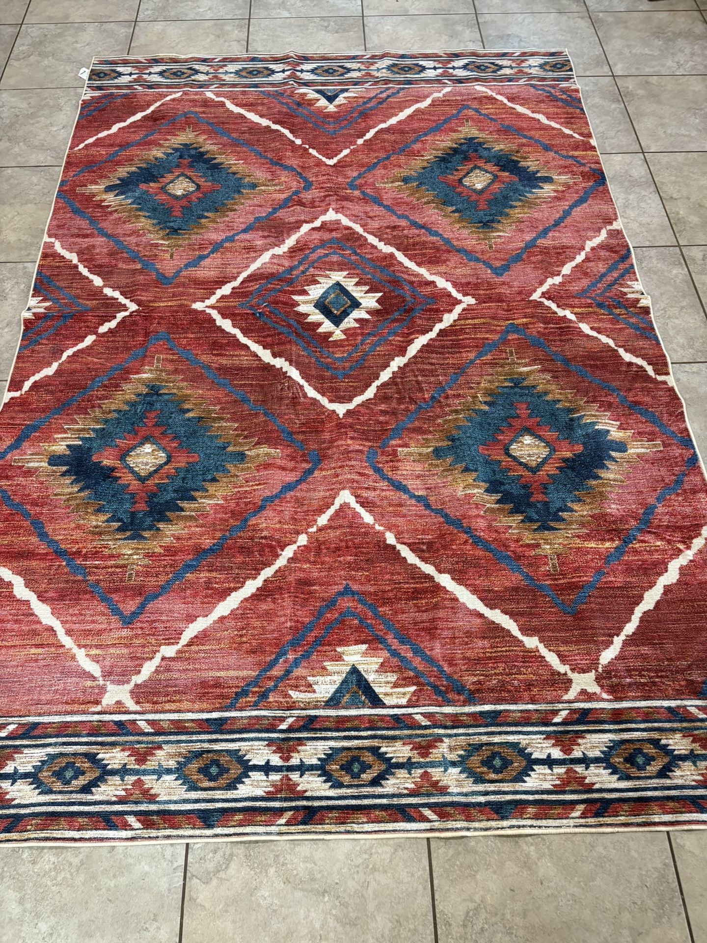 6x9 Washable Area Rug New