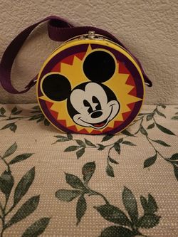 Mickey Mouse Round Tin Lunch Box