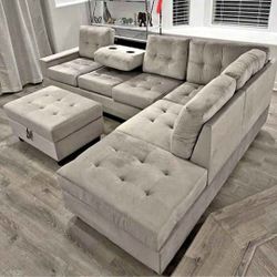 Sectional Sofa With Ottoman Included New Reversible Sode Chaise
