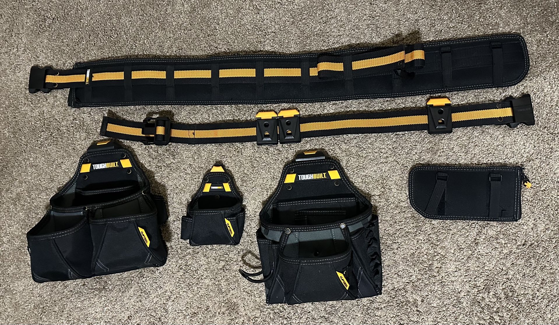 ToughBuilt - 4-piece Contractor Tool Belt Set + Work Belt