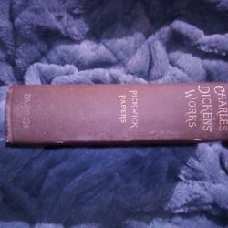 Charles Dickens Hard Cover Pickwick Papers Novel By Dewolfe & Fiske Publishing 1880