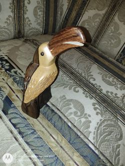 CUTE Wooden Bird Ornament 