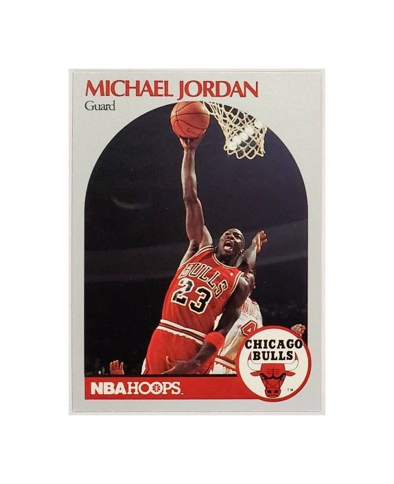 MICHAEL JORDAN 1990 NBA HOOPS BASKETBALL #65, HOF CHICAGO BULLS "GOAT"