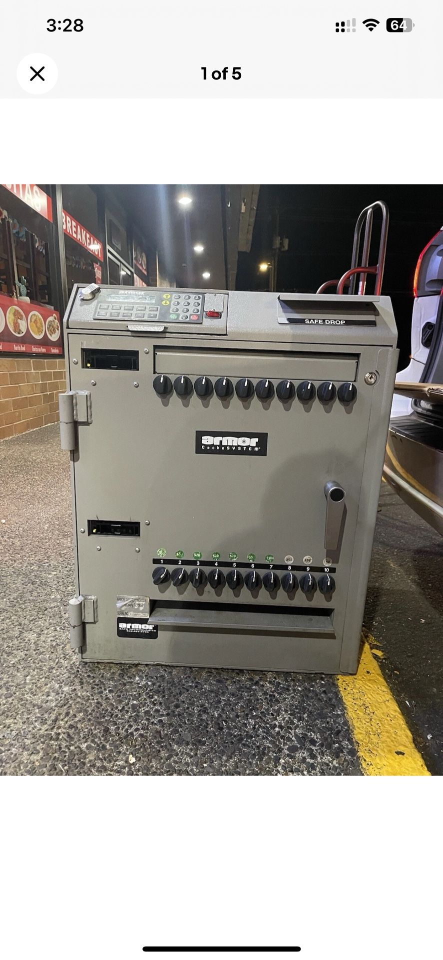 Armor CS-7100 Depository Safe Cash Drop