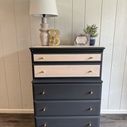 Refinished Thomasville Tallboy Dresser 