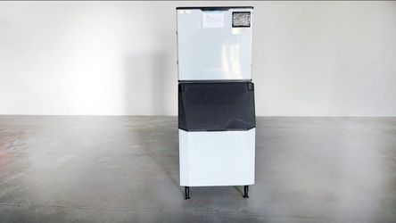 NSF 1000 LBS Half Square Ice Maker Machine SK-1029+B445-ice bin