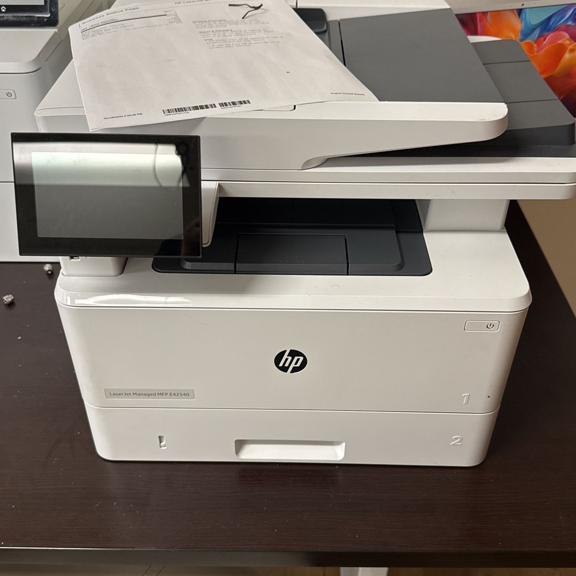 LaserJet Managed MFP E42540