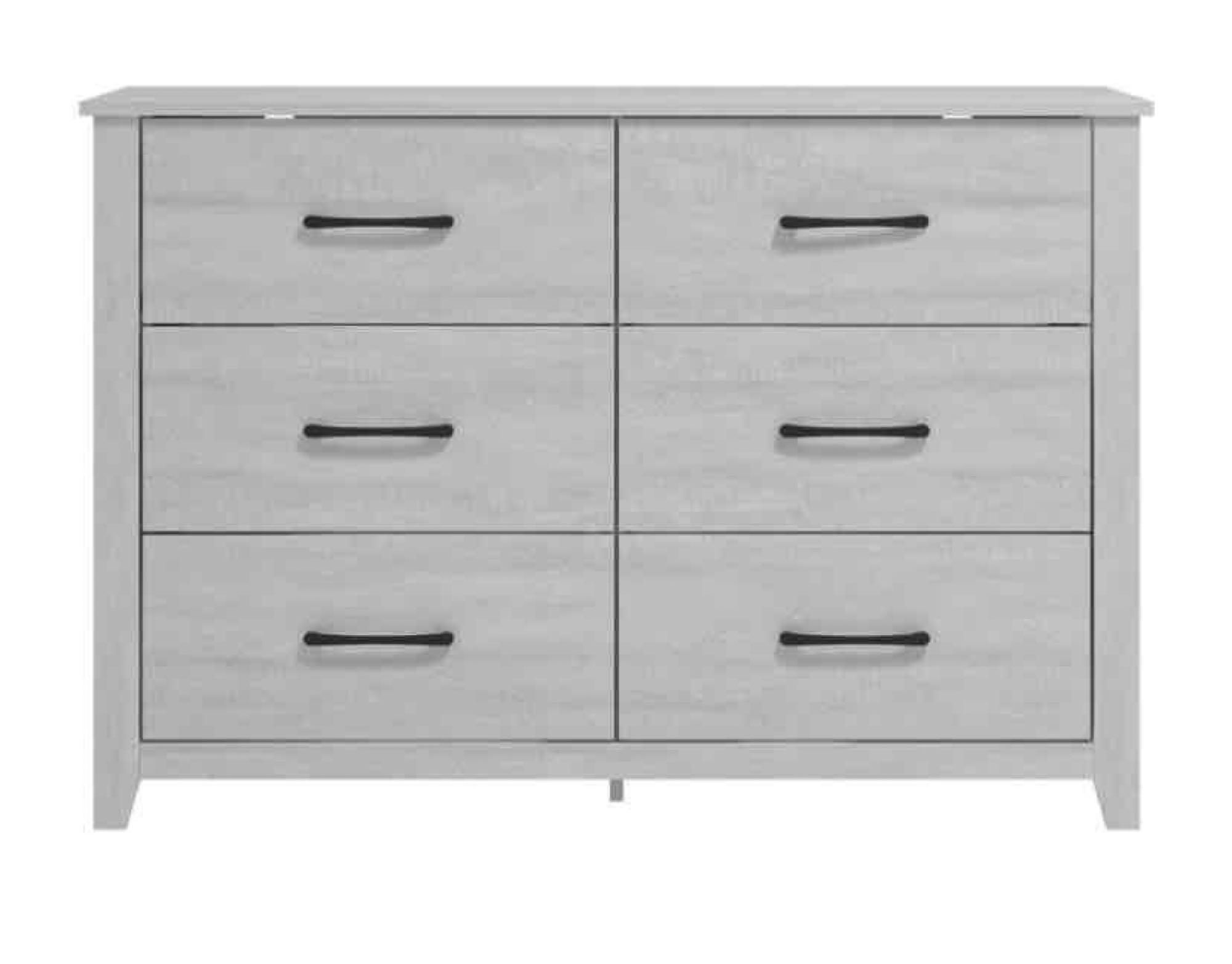 Walter 6 Drawer Double Dresser