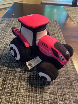 New holland pink stuffed tractor toy