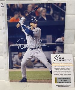 Derek Jeter Signed Autograph NY Yankees 8x12 Photo With COA 