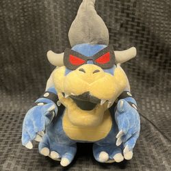 Super Mario Nintendo Dark Bowser 11” Plush Toy Stuffed Animal  