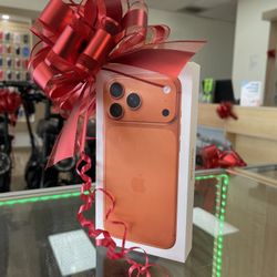 iPhone 17 Pro Max Cosmic Orange Brand New Unlocked 256GB Christmas Financing Deal! $10 To $100 Down Payment! 