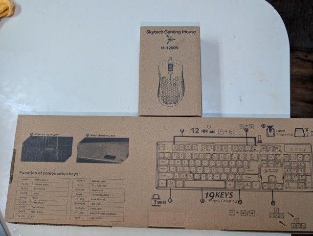 Mouse And Keyboard Skytech 