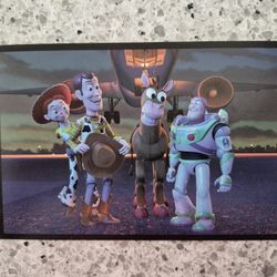 Runway Reunion Toy Story 2 Disney Animation Art Postcard  1999 Woody Buzz Jessie