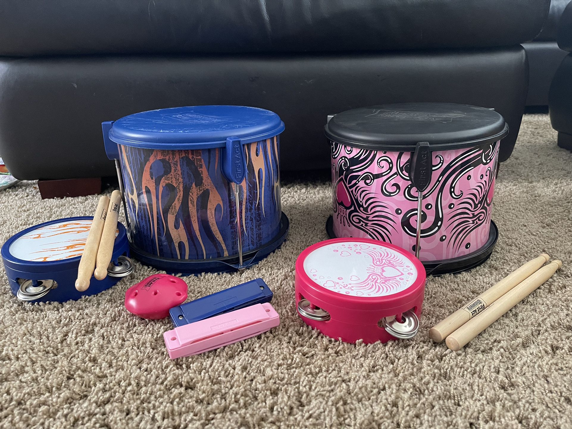 Toy Drum Set for toddler play 
