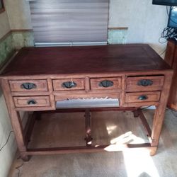 Antique Elmwood Chinese Table