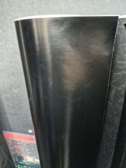 Satin metal black vinyl wrap roll 5x60