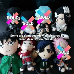 Several Anime Plushies