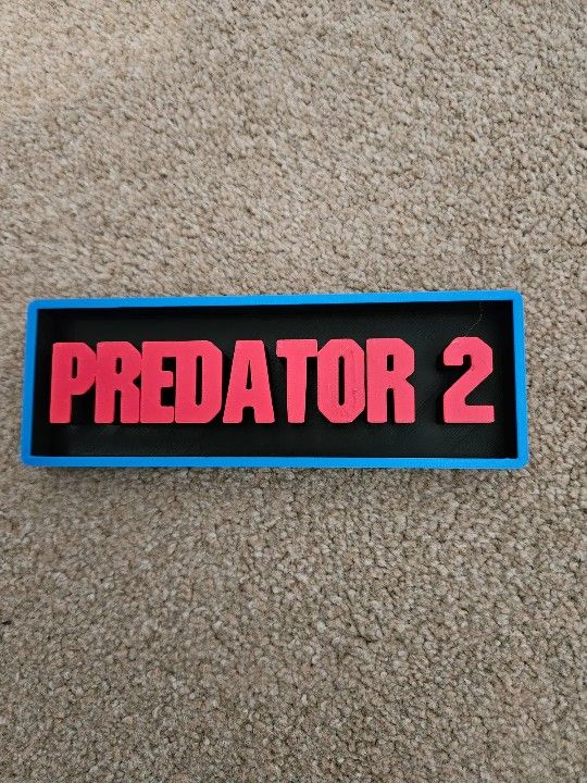 Predator 2 Collectors Movie Business Display Logo Quality Sign