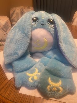 Weighted Moon Pals Blue Rabbit Sensory Anxiety Calming Plush