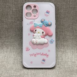 3D My Melody Phone Case in Pink Color