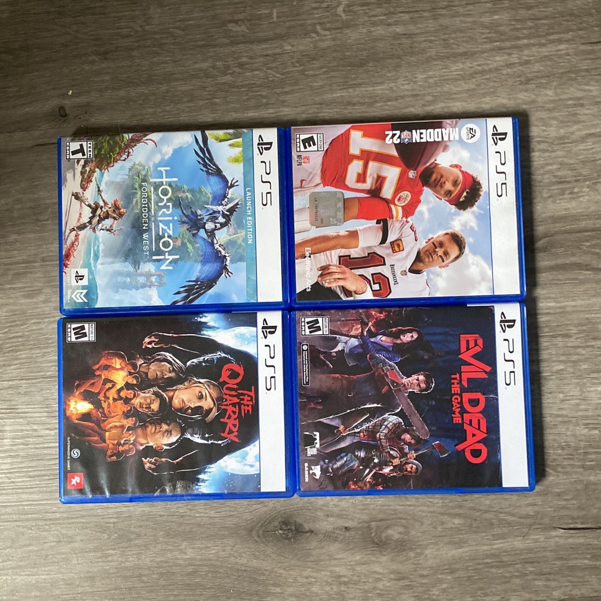 PS5 GAME LOT OF 4