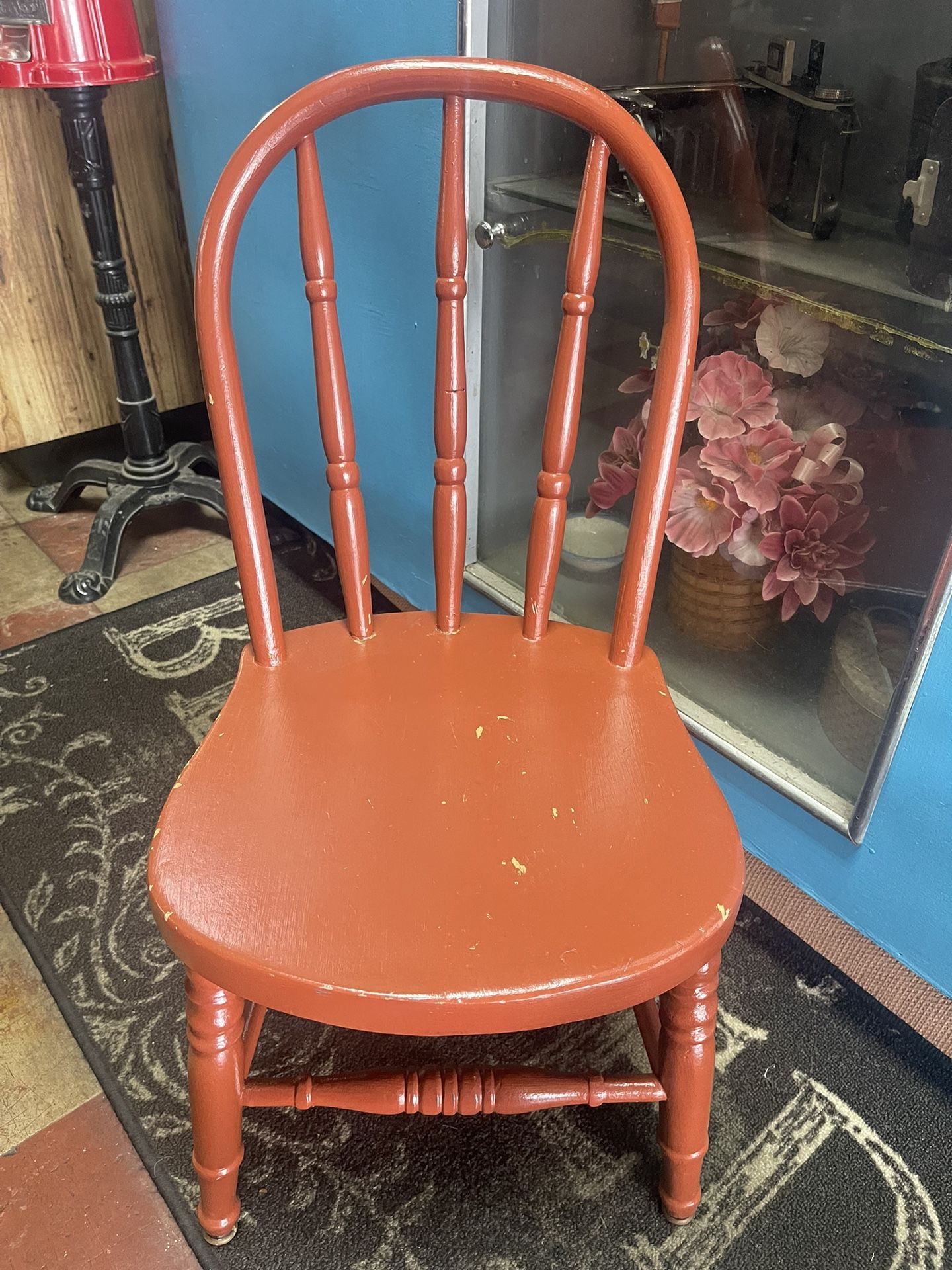 Child’s Wooden Chair Antique