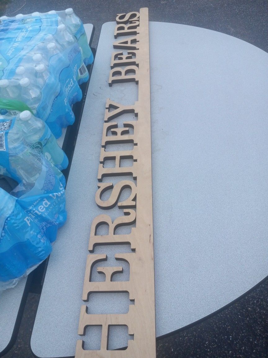 Hershey Bears Wood Sign