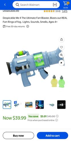 Kids Despicable Me Minions Fog Ring Shooter