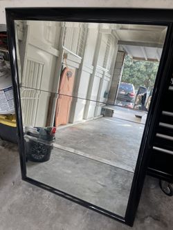 Black Frame Mirror