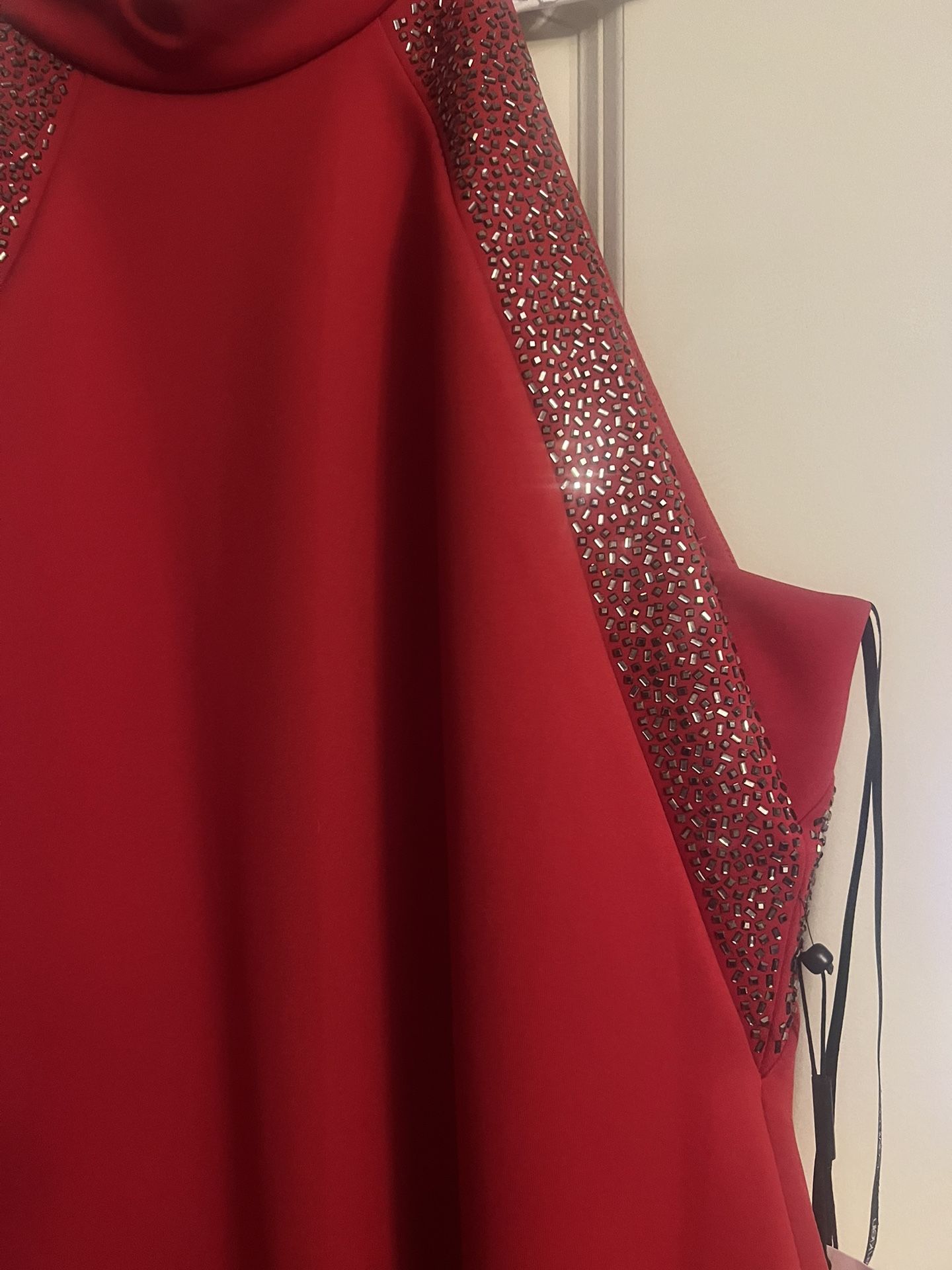 Calvin Klein Red Dress - rivacontractingsa.com