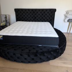 New In Box King Bed Frame With Mattress (Read Description Below)