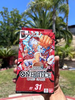 One Piece Starter Deck 31: RED Monkey.D.Luffy $35