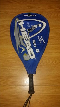 Head fury xl racket...like new!