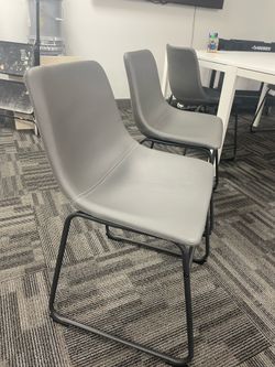 ASHLEY Furniture Centiar Dining Chair with Bucket Seat Gray Dining Chairs ($30 each)