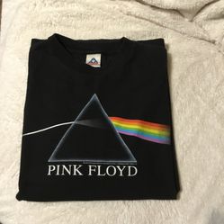Men’s Pink Floyd Black T-shirt Size Large